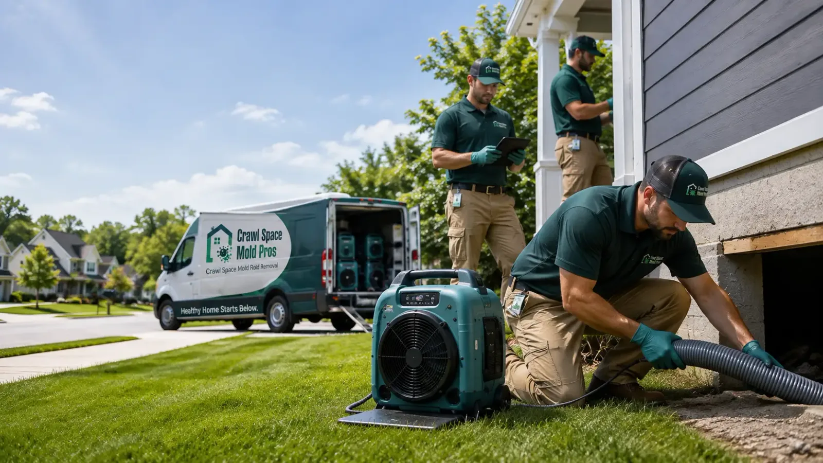 Crawl Space Mold Removal in Vaughn, WA